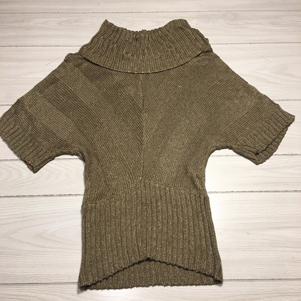 Arden B Womens Cowl Neck Sweater Sz S Brown Pullover - Picture 2 of 6